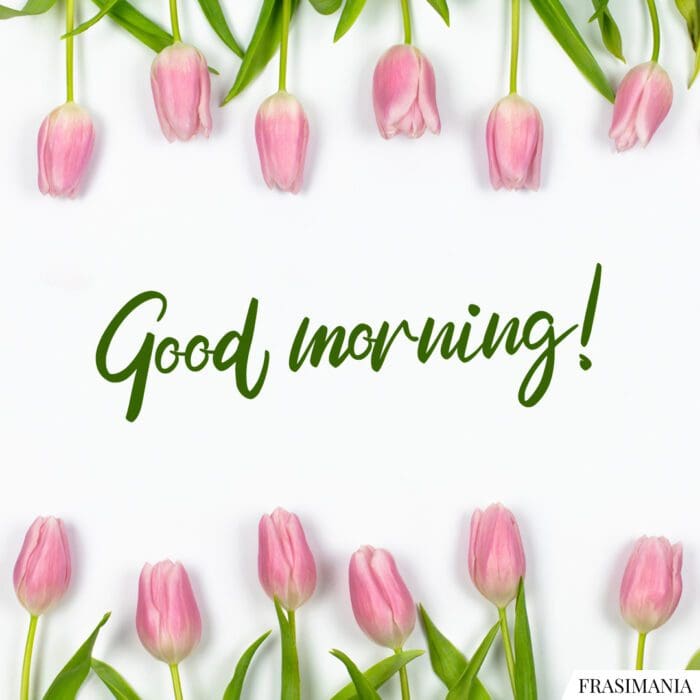 Good morning!
