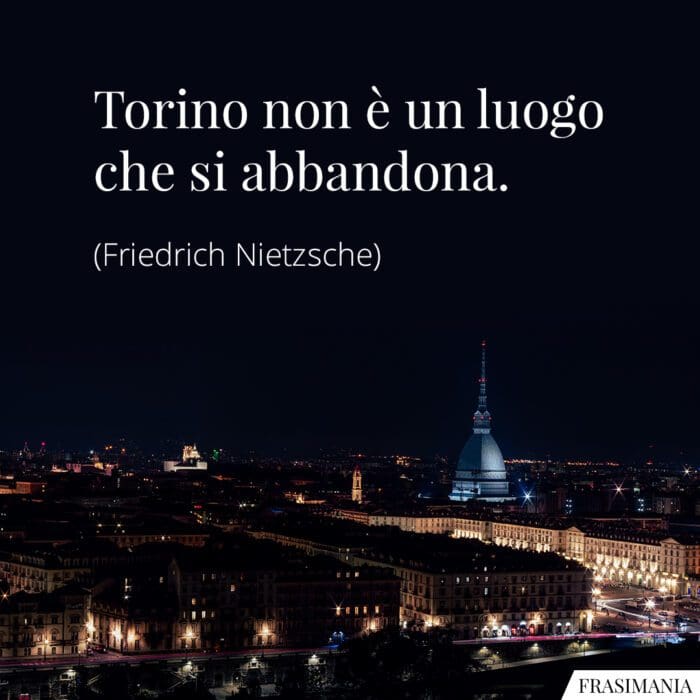 Frasi Torino abbandona Nietzsche