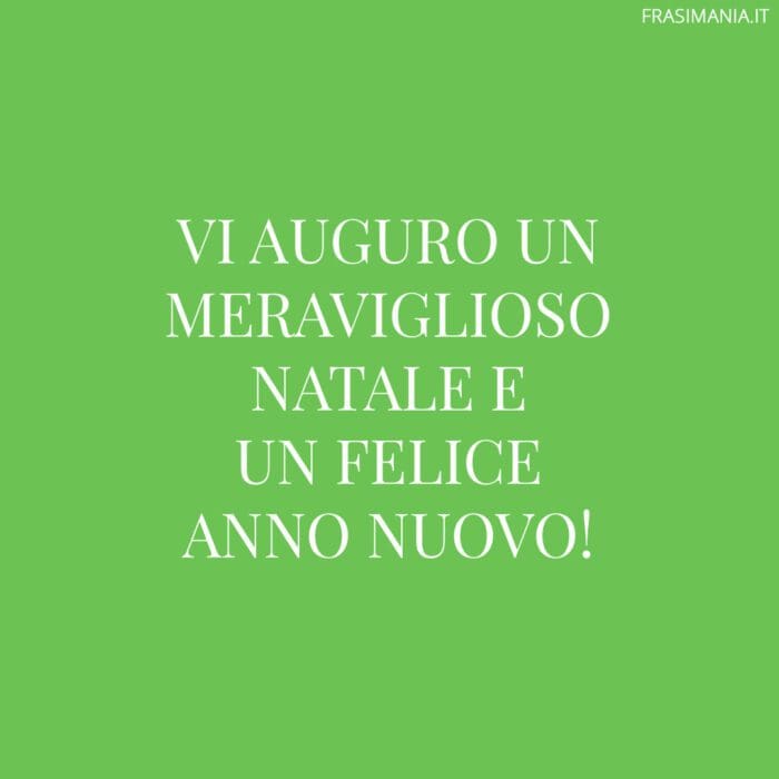 Auguri Natale formali meraviglioso