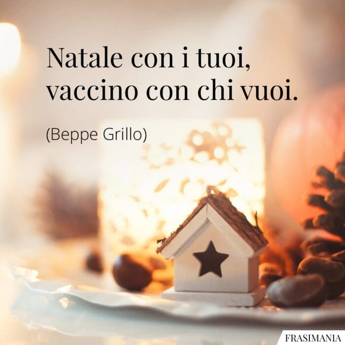 Natale con i tuoi, vaccino con chi vuoi.