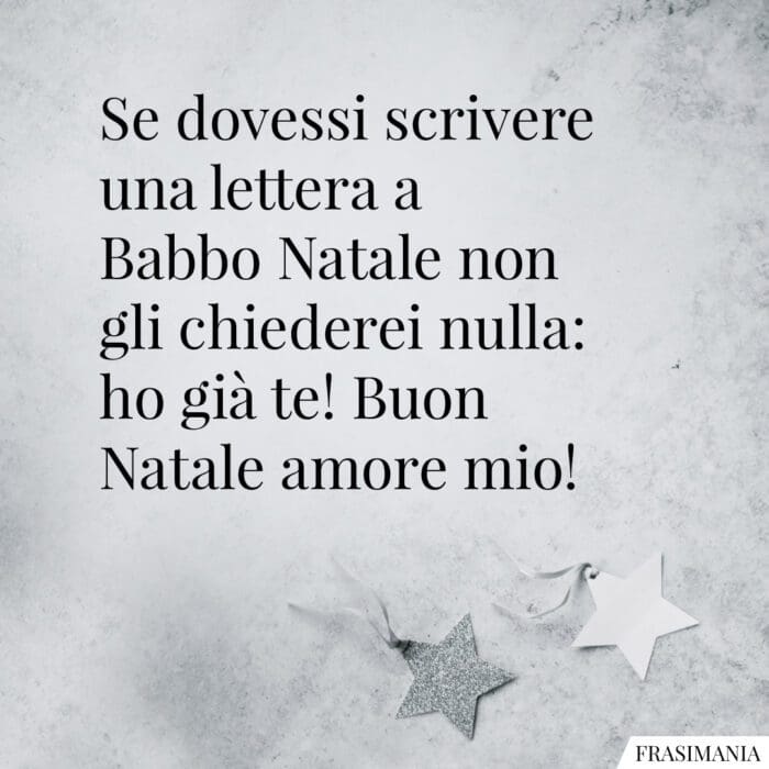 Auguri Natale amore mio babbo