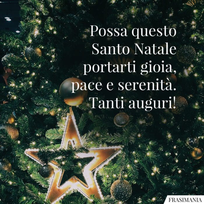 Auguri Natale religiosi Santo