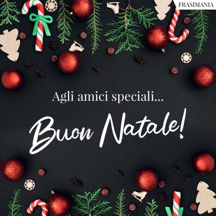 Buon Natale amici speciali