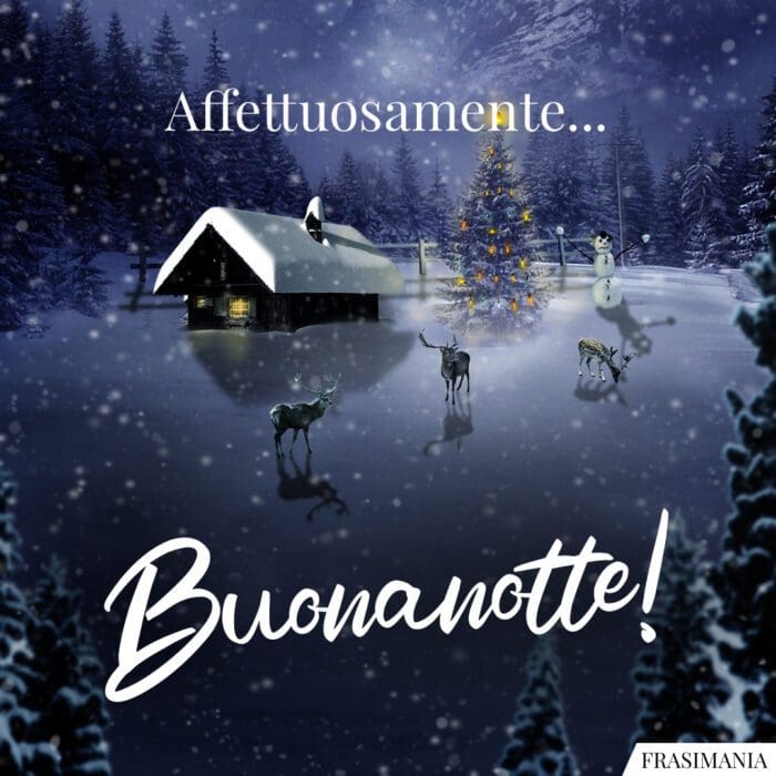 Affettuosamente... Buonanotte!