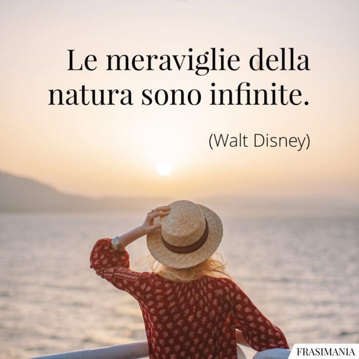 Le meraviglie della natura sono infinite.