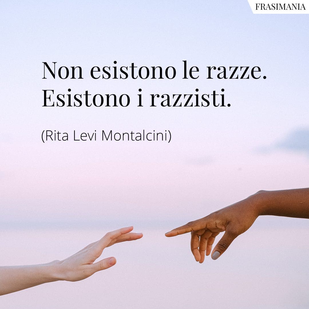 Non esistono le razze. Esistono i razzisti.