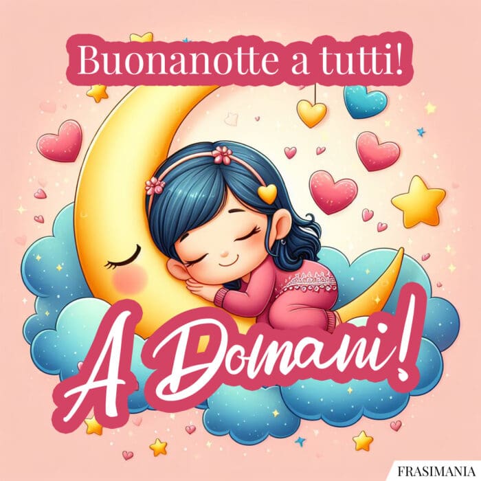 Buonanotte a tutti! A Domani!