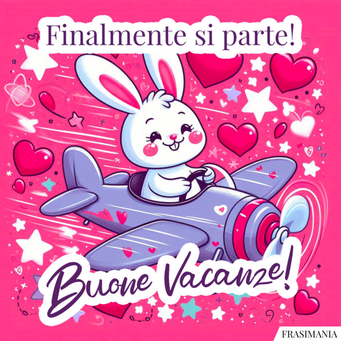 Finalmente si parte! Buone Vacanze!