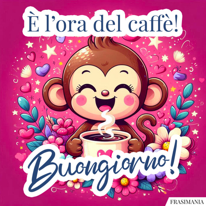 È l’ora del caffè! Buongiorno!