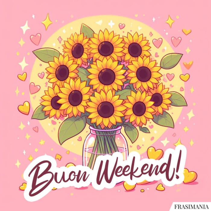 Buon weekend girasoli