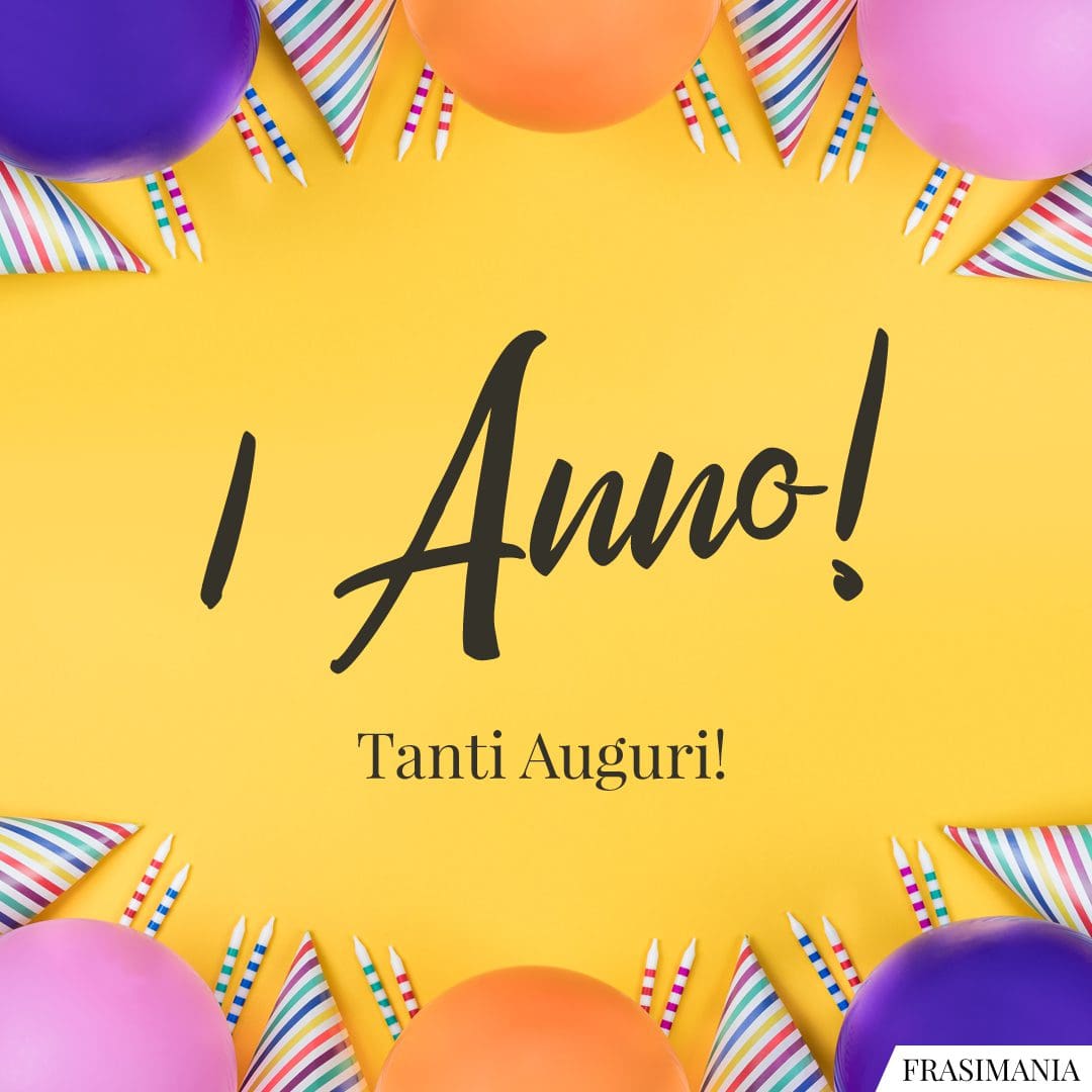 1 Anno. Tanti Auguri!