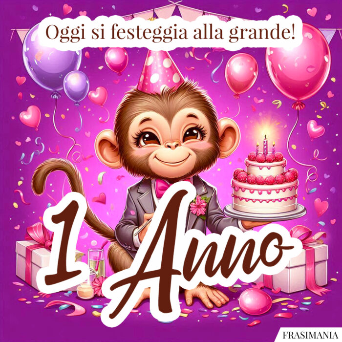 Oggi si festeggia alla grande! 1 Anno.