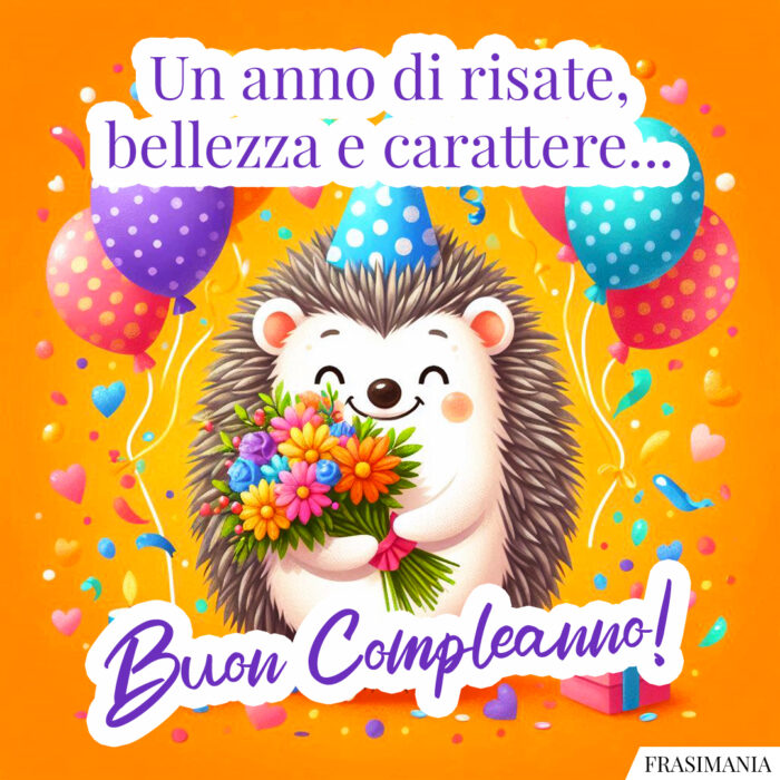 Un anno di risate, bellezza e carattere… Buon Compleanno!