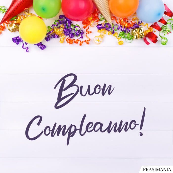 Buon compleanno