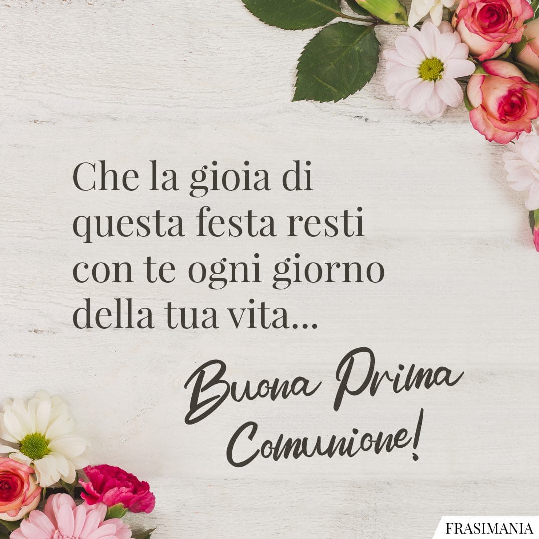 Frasi Per La Prima Comunione Semplici Auguri per la Prima Comunione (con immagini)
