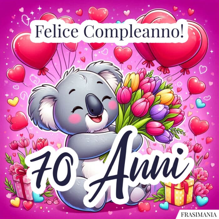 Felice Compleanno! 70 Anni.