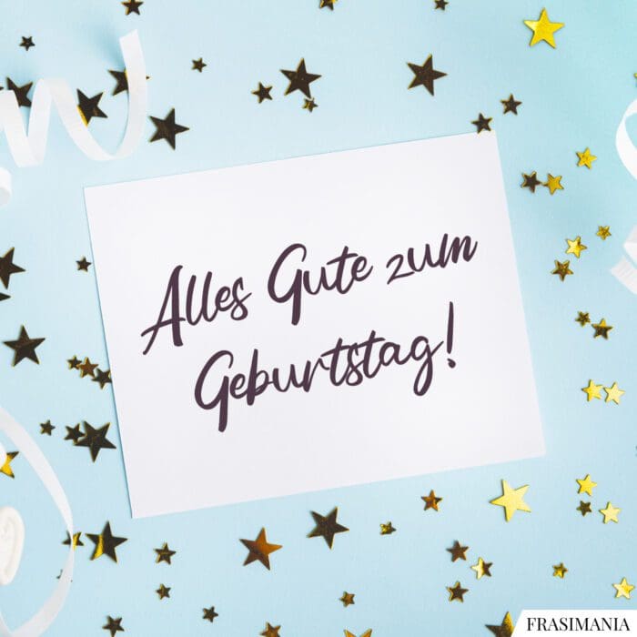 Alles Gute zum Geburtstag!