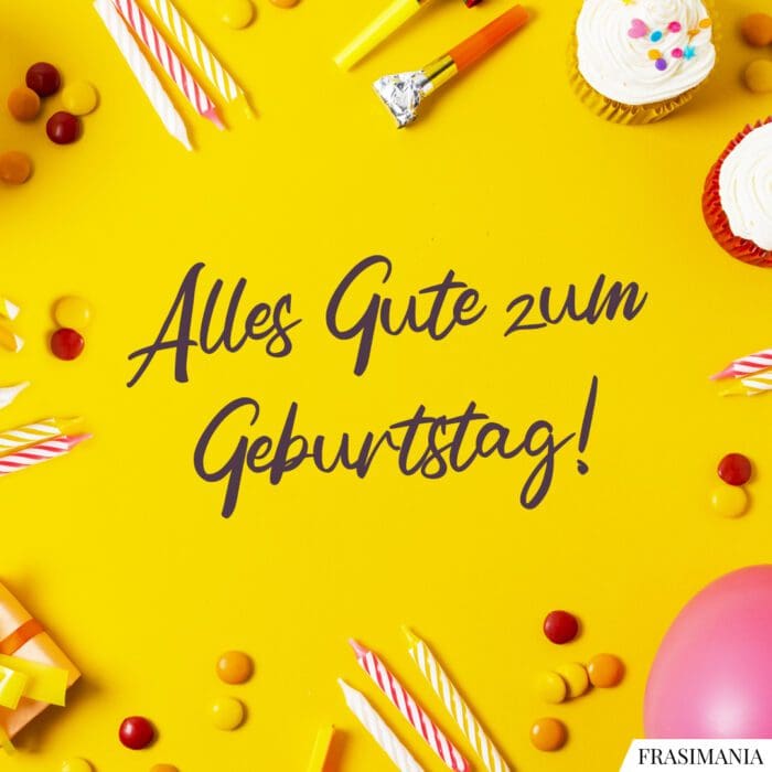 Alles Gute zum Geburtstag!