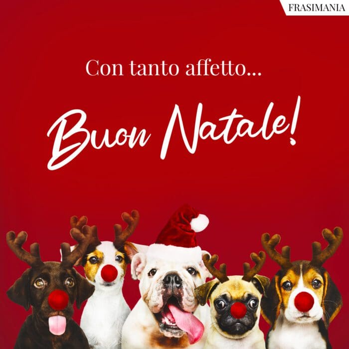 Con tanto affetto… Buon Natale!