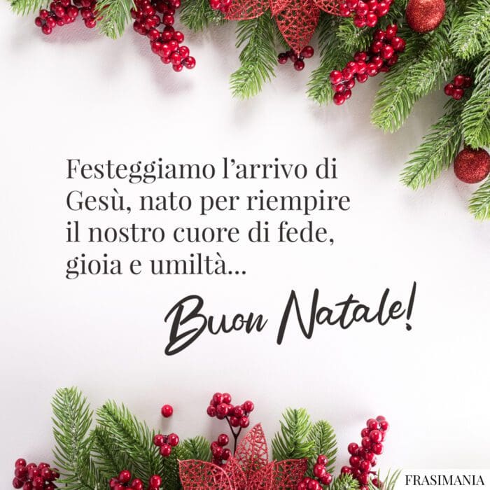 Buon Natale arrivo Gesù