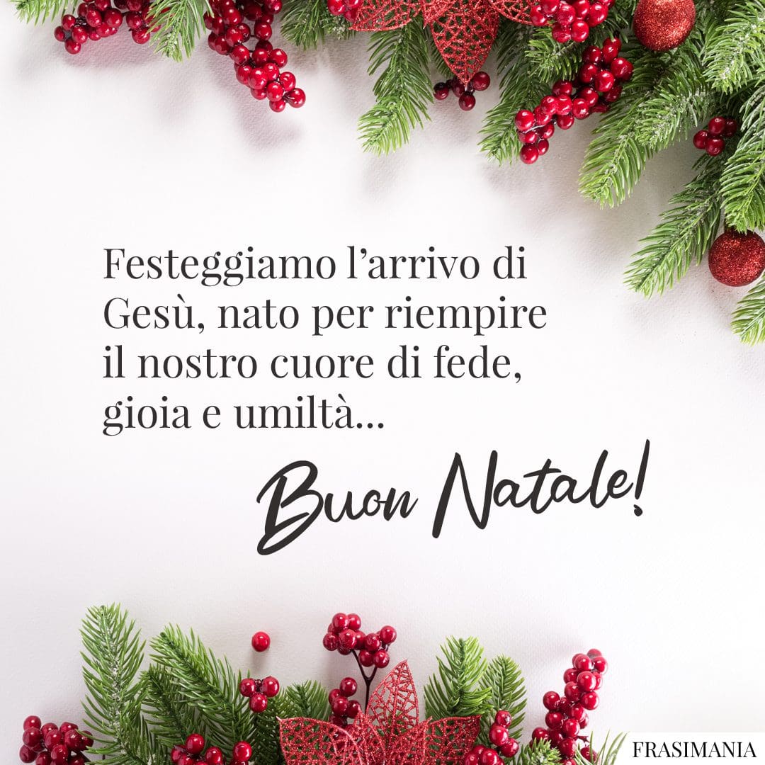 Festeggiamo l'arrivo di Gesù, nato per riempire il nostro cuore di fede, gioia e umiltà... Buon Natale!