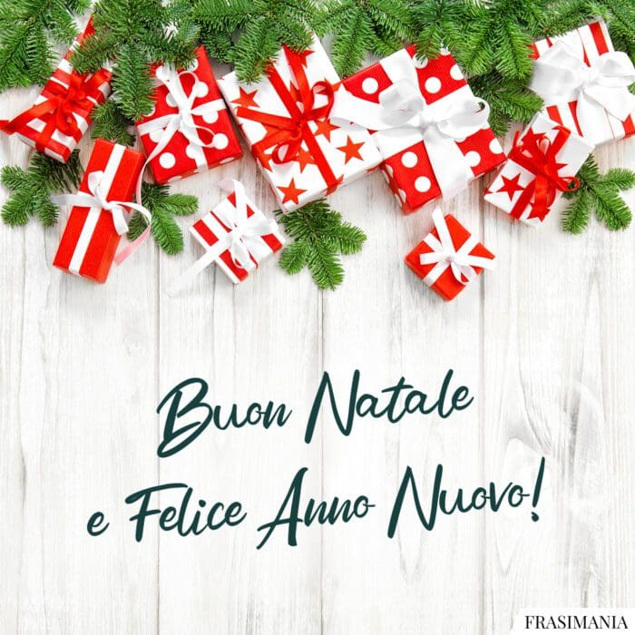 Buon Natale Felice Anno Nuovo