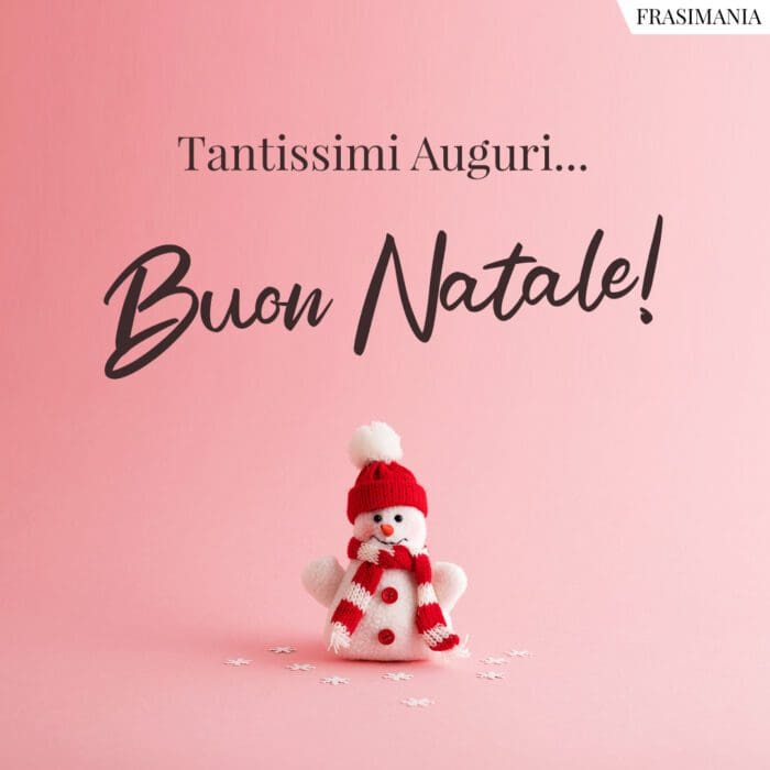 Buon Natale tantissimi auguri