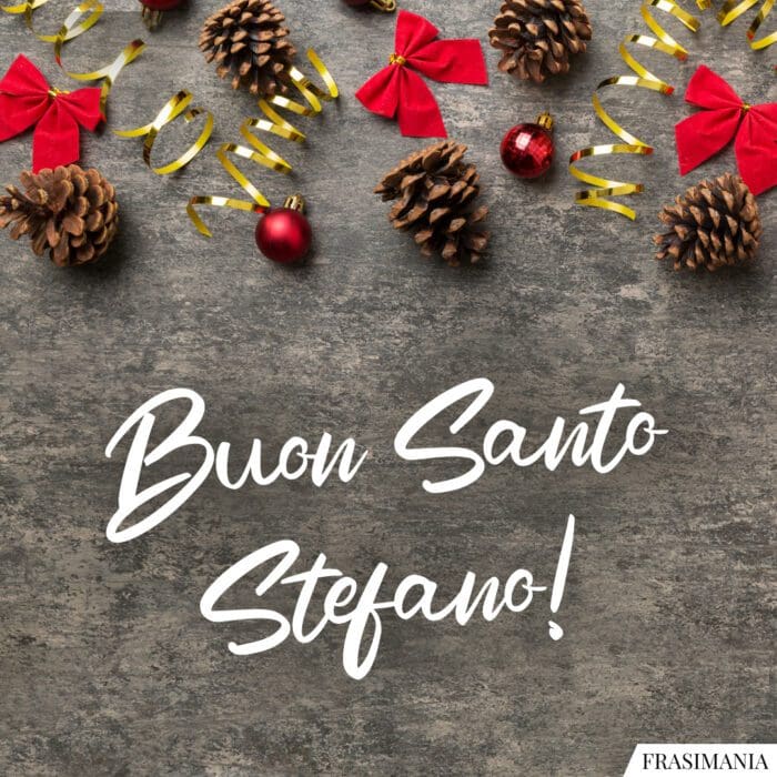 Buon Santo Stefano