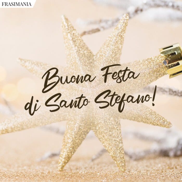 Buona Festa Santo Stefano