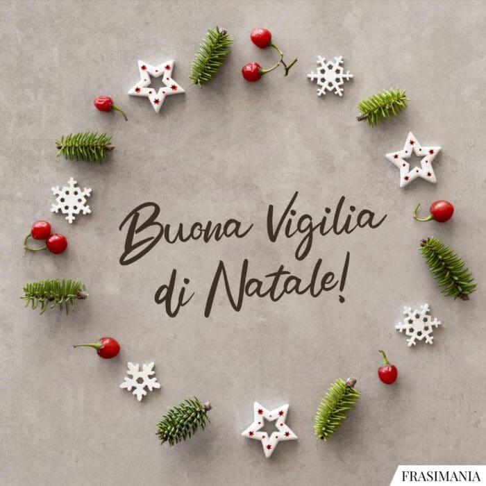 Buona Vigilia Natale