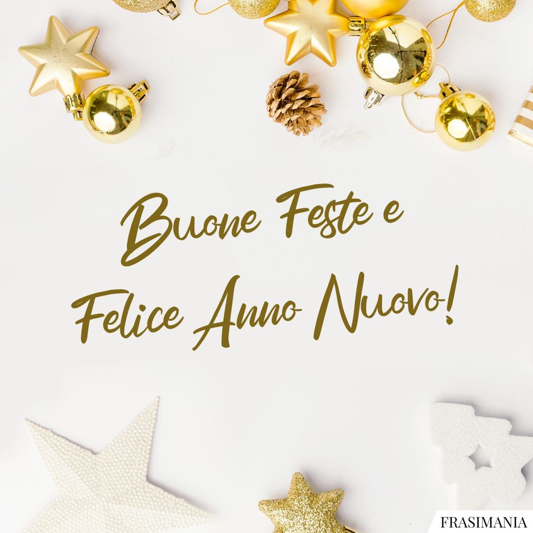 Buone Feste e Felice Anno Nuovo!