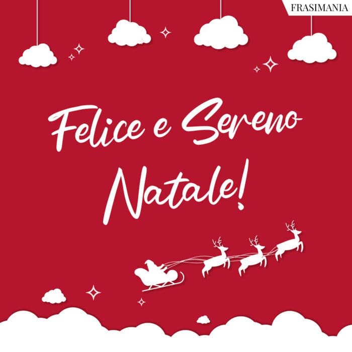 Felice sereno Natale