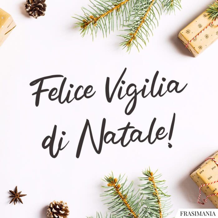 Felice Vigilia Natale