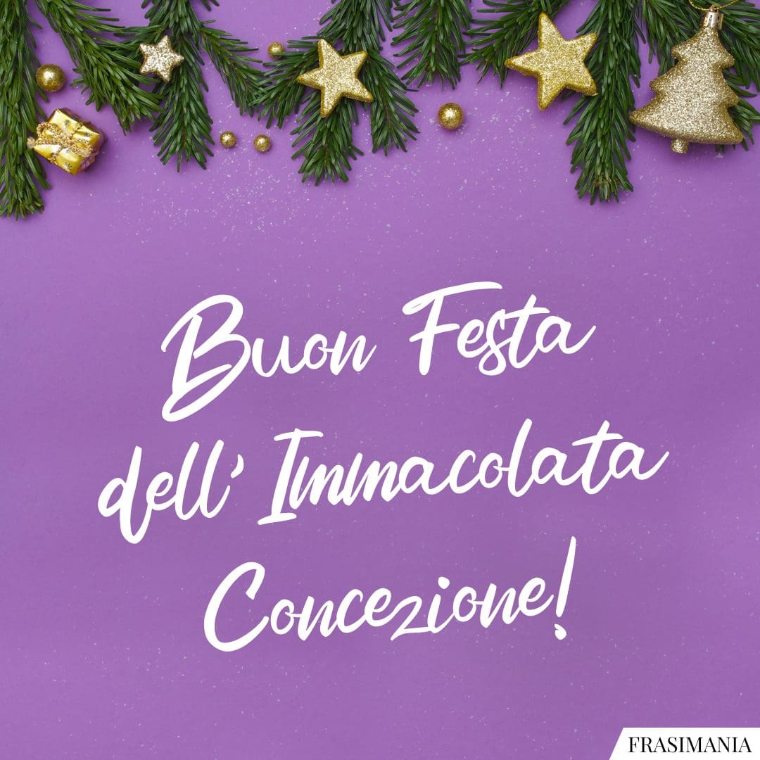 Buon Festa dell'Immacolata Concezione!