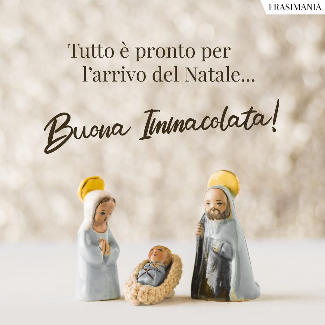 Tutto è pronto per l'arrivo del Natale... Buona Immacolata a tutti!