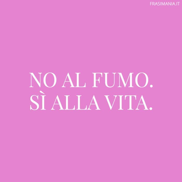 Slogan fumo vita