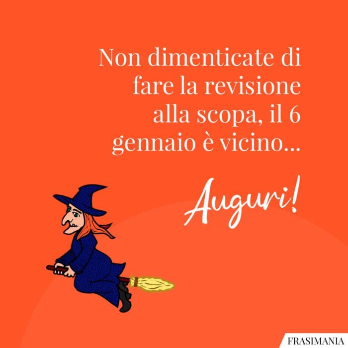 Auguri Befana revisione