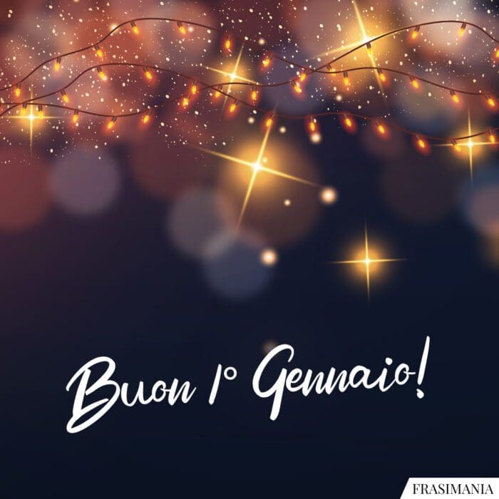 Buon 1 gennaio