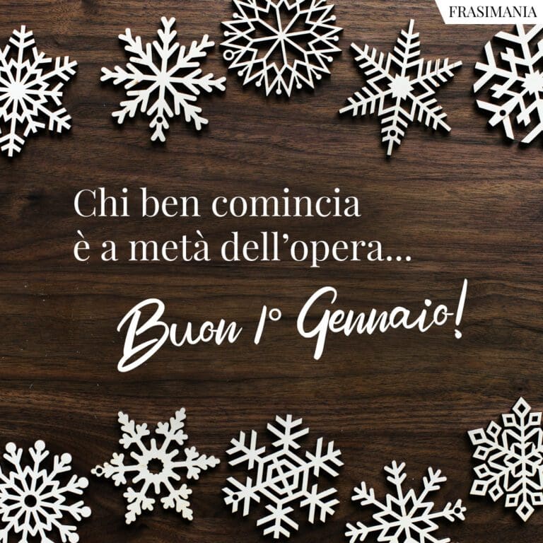 Buon 1° Gennaio 2024 25 frasi e immagini di Buongiorno da dedicare