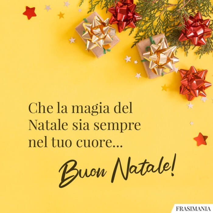 Buon Natale magia cuore