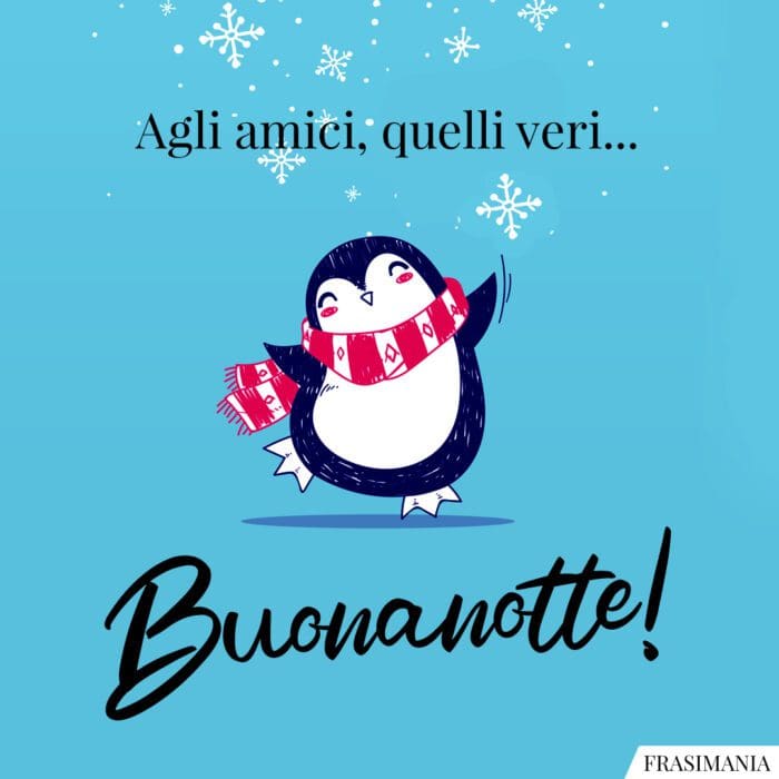 Agli amici, quelli veri… Buonanotte!