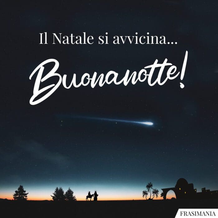 Il Natale si avvicina… Buonanotte!