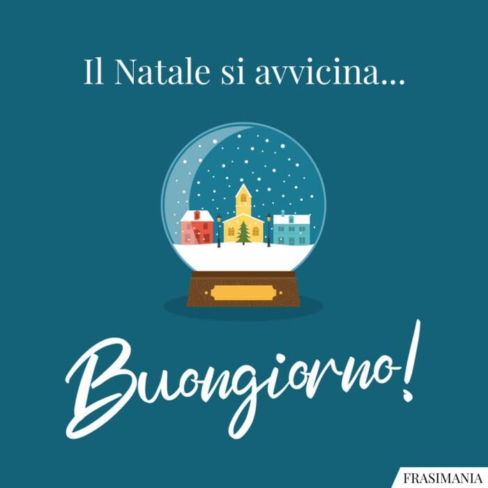 Buongiorno natalizio Natale