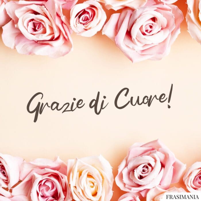 Grazie di Cuore!