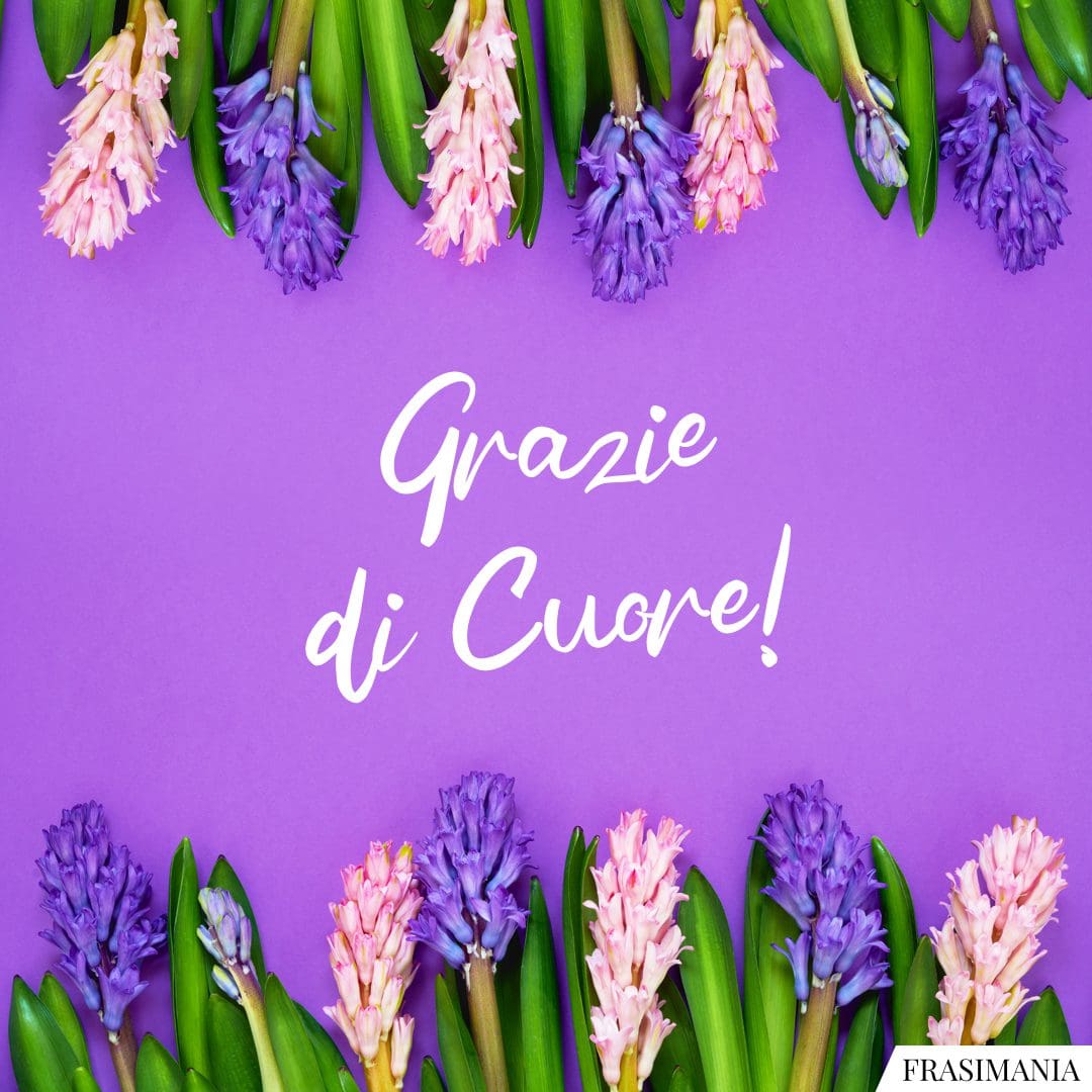 Grazie di Cuore!