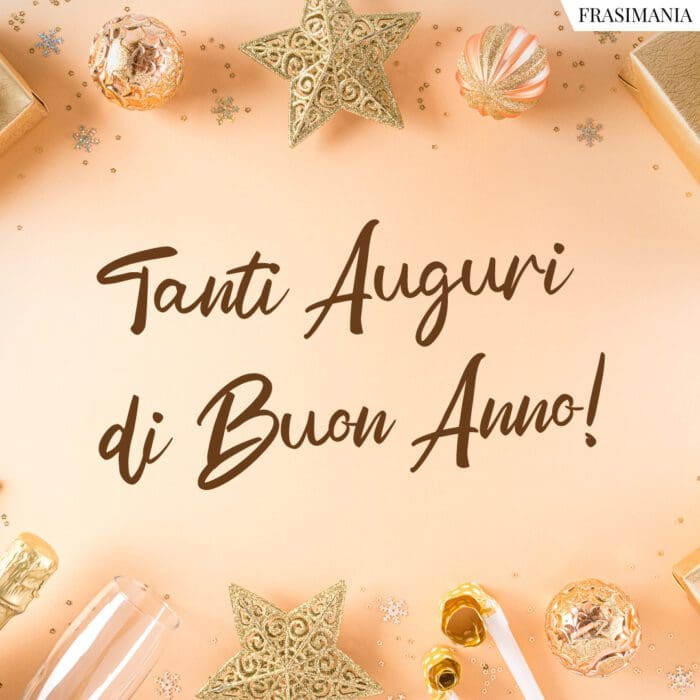 Tanti Auguri di Buon Anno!