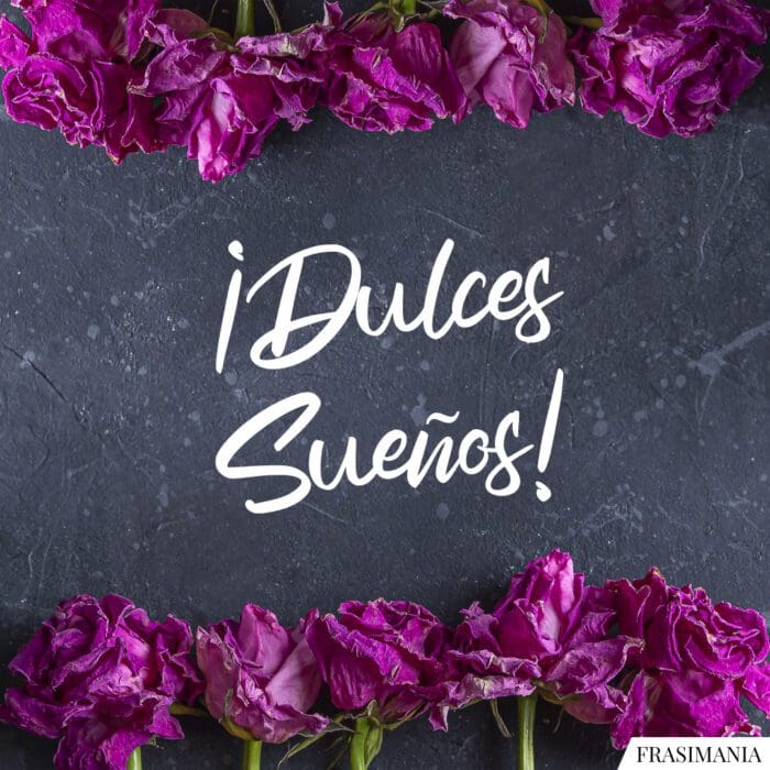 Buonanotte spagnolo dulces sueños