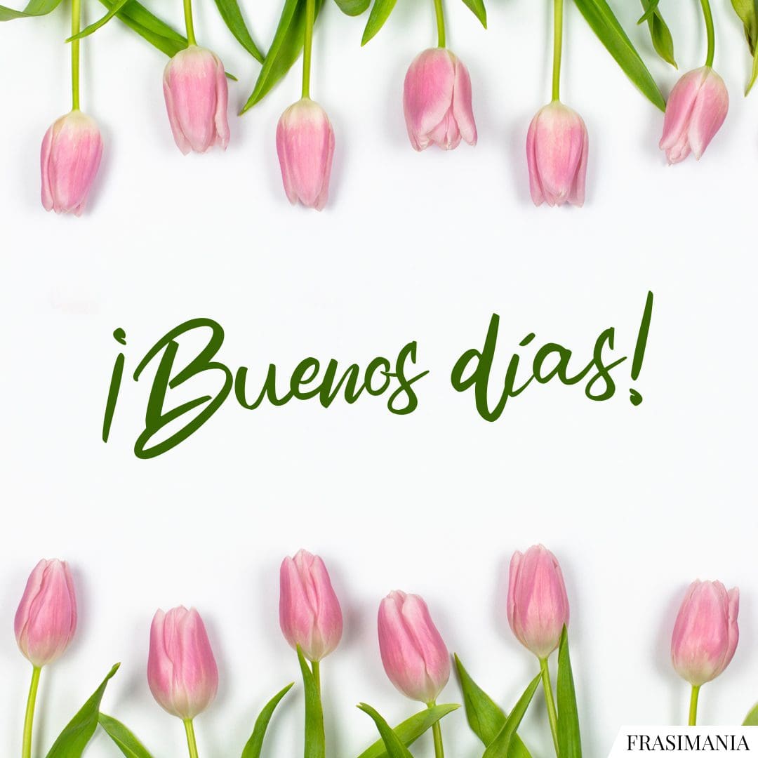 ¡Buenos días!