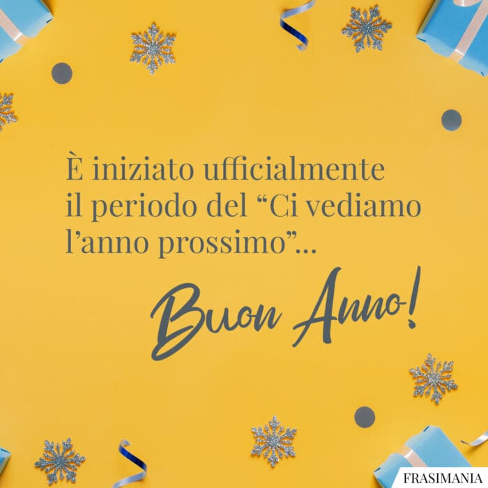 È iniziato ufficialmente il periodo del 