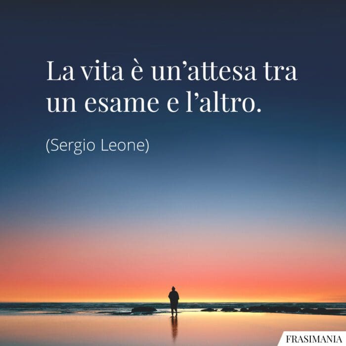 Frasi vita attesa esame Leone